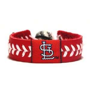  Gamewear MLB Leather Wrist Bands   Cardinals Team Colors 