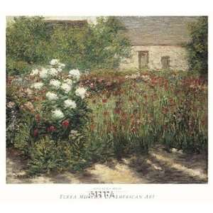   Garden at Giverny, c. 1890 by John Leslie Breck 24x24