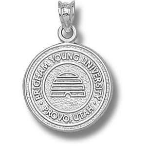  Brigham Young Cougars Seal Pendant (Silver) Sports 