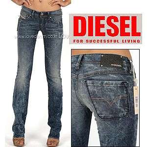 NWT Diesel Lowky 63F Straight Leg Jeans Authentic $340  