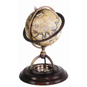  Terrestrial Globe With Stand And Compass