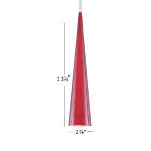  G913 Rd   Red G900 Series Red Flute Glass Shade