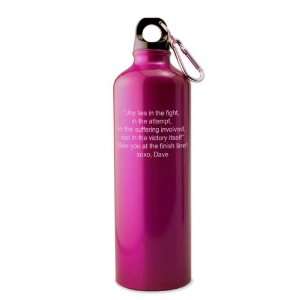  Personalized Pink Water Bottle 