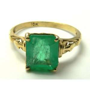  2.20ct Simply Beautiful Emerald Cut Colombian Emerald 