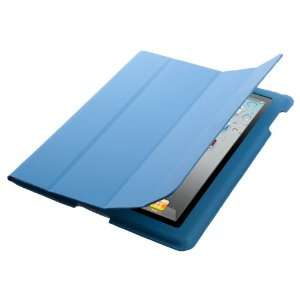  CE Compass Blue iPad 2 Leather Foldable Smart Case Cover 