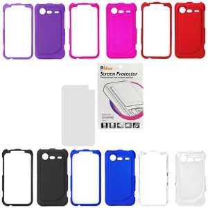   Blue / Hot Pink / Purple / Clear ) + Clear LCD Screen Protector Film