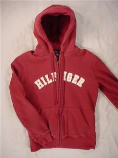 TOMMY HILFIGER Stitched Full Zip Hoodie Jacket (Womens X Small 