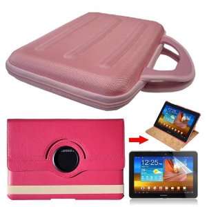  Skque Pink EVA Hard Carrying Bag Case + Pink 360 degree 