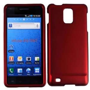  For AT&T Samsung Infuse 4G i997 Accessory   Red Rubber 