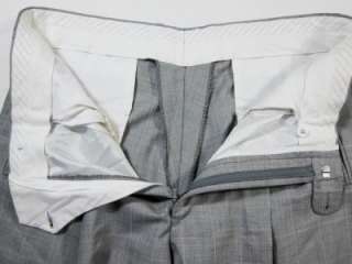 Ermenegildo Zegna Su Misura 15milmil15 Gray Windowpane Suit 