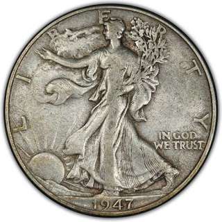 1939 S VF+++ Silver Walking Liberty Half    