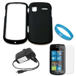  Rubberized Crystal Hard Case Cover for Samsung Focus Windows Mobile 