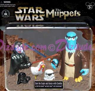 NEW Muppets Sam Eagle, Gonzo & Camilla as Obi Wan Kenobi, Darth Vader 