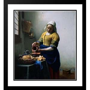  Vermeer, Johannes 28x32 Framed and Double Matted The 
