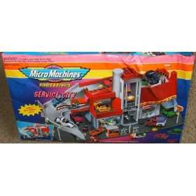   : Micro Machines Service City Highways & Byways Playset: Toys & Games