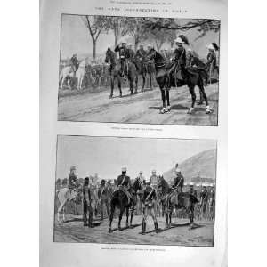  1894 Sicily Insurrection Morra Italian Troops Officers 