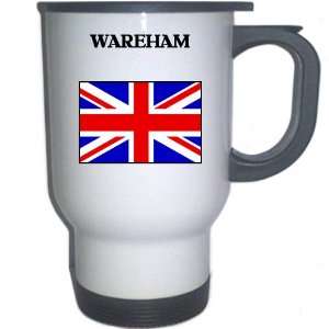  UK/England   WAREHAM White Stainless Steel Mug 