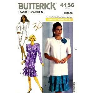  Butterick 4156 Sewing Pattern David Warren Full Figure 