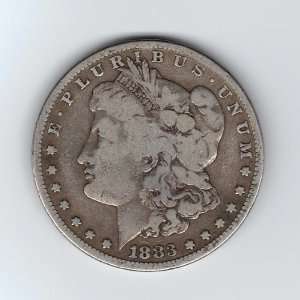  1883 S Morgan Silver Dollar 