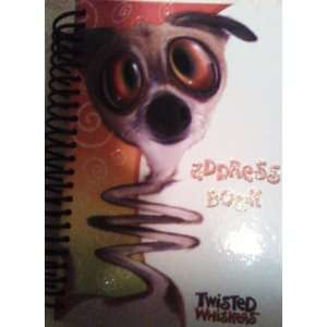  Twisted Whiskers Address Book; Blank, Alphabetized, Tabbed 