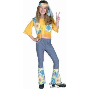  Childs Hippie Girl Costume (SizeLarge 12 14) Toys 