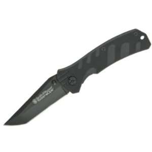 Smith & Wesson Knives G109 Black Standard Edge Modified Tanto Point 