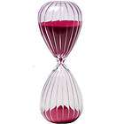 Hr. Ribbed Hourglass Sand Timer Orchid   73205ORCH  