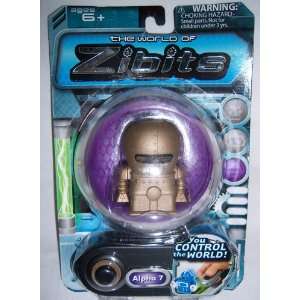  Zibits Alpha 7 Remote Control Robot: Toys & Games