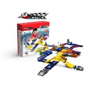  Modular 3D Construction Race Track Kit: Toys & Games