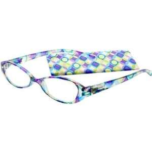 : ICU Eyewear Reading Glasses Model 7094 Translucent Butterfly Frame 