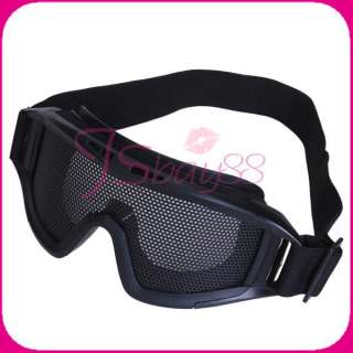   Tactical Eye Protection Metal Mesh Glasses Goggle Len Protect Gear