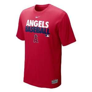Nike LOS ANGELES ANGELS OF ANAHEIM DRI FIT PERFORMANCE Authentic Tee 