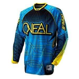  ONeal Racing Hardwear Mixxer Jersey   Medium/Blue/Yellow 