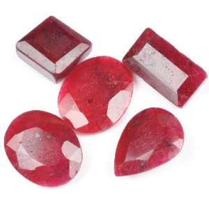   Natural Gorgeous Precious Ruby Mixed Shape Loose Gemstone Lot Jewelry