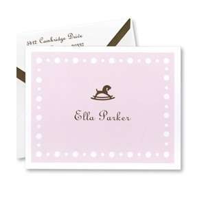   Stationery   Pink Happy Horsie Thank You Notes