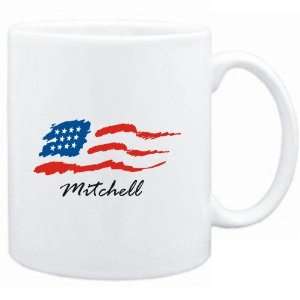  Mug White  Mitchell   US Flag  Usa Cities Sports 