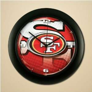    San Francisco 49ers High Definition Wall Clock: Sports & Outdoors
