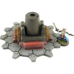  28mm Steampunk Cannon Miniature Terrain: Toys & Games