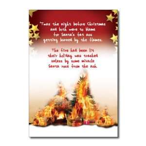  Make Santa Smores Funny Merry Christmas Greeting Card 