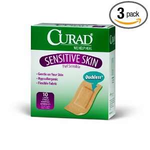  Curad Sensitive Skin, X large (Pack of 3) Health 