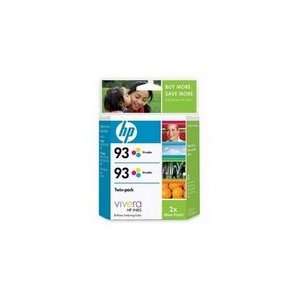  HP No. 93 Twin Pack Color Ink Cartridge Electronics