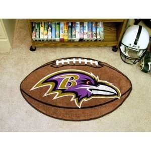  NFL   Baltimore Ravens Football Rug: Sports & Outdoors