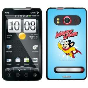  Mighty Mouse   Smiling Logo design on HTC Evo 4G Case 