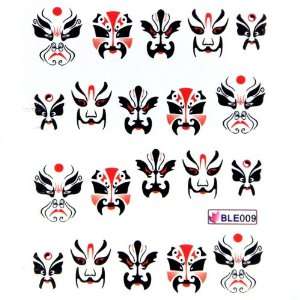   transfer nail decals the hydroplaning nail decals stickres opera mask