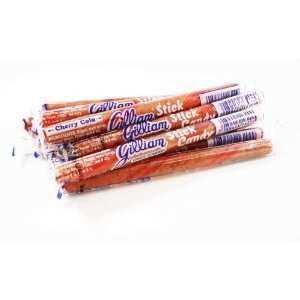 Cherry Cola Brown & Red Old Fashioned Hard Candy Sticks 10 Count 