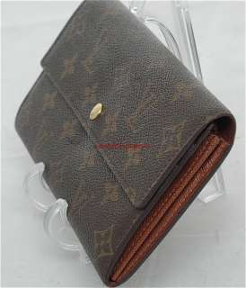 Authentic Louis Vuitton Monogram Sarah Wallet w/Dust Bag, Box & Care 