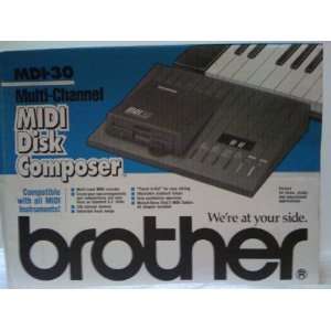    Brother MDI 30 Multi Channel MIDI Disk Composer Electronics