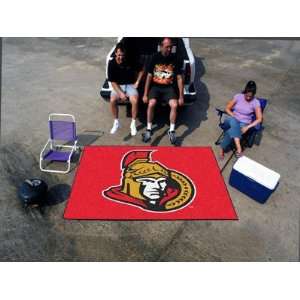   Ottawa Senators Indoor/Outdoor Tailgater Floor Mat 72 Home & Kitchen