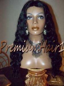 Full Lace Human Malaysian Remy Remi Hair Wig Deep Wave Natural Virgin 
