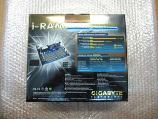 GIGABYTE i RAM iRAM BOX GC RAMDISK FASTEST SSD  